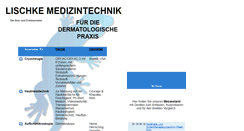 Desktop Screenshot of lischke-medizintechnik.de